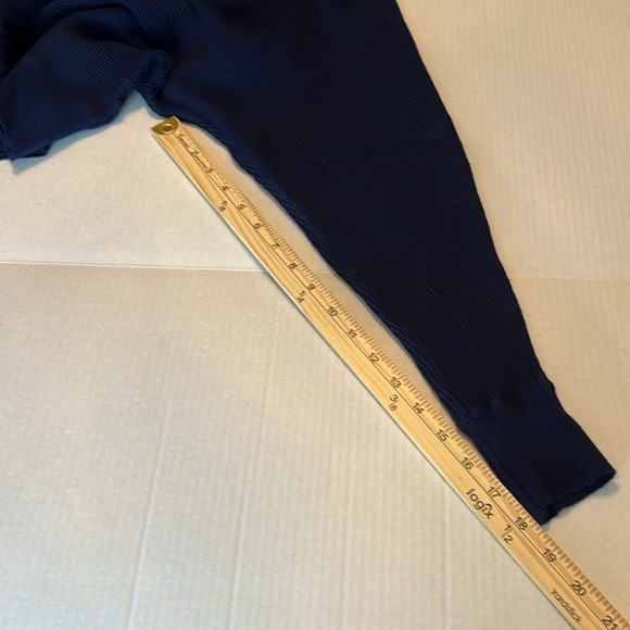 NWT Chelsea & Theodore Navy Knit Hooded Sweater Size XS - Picture 5 of 10